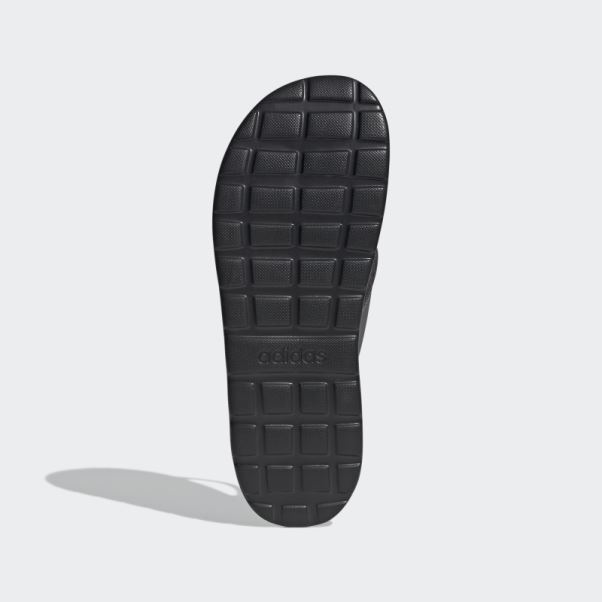 Adidas Tongs Confortables Noires