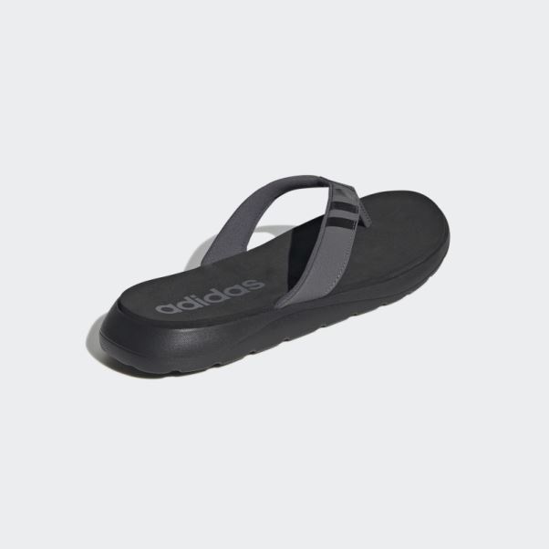 Adidas Tongs Confortables Noires