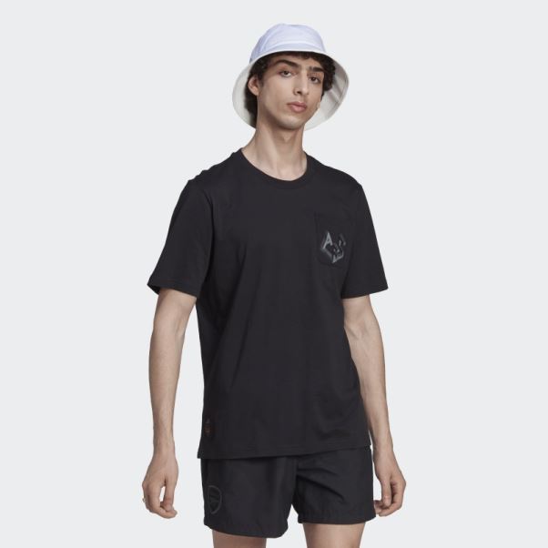 Arsenal T-shirt Graphique Adidas Noir