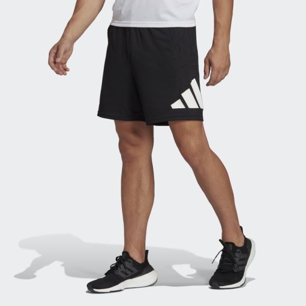 Short D'entraînement à Logo Train Essentials Adidas Noir