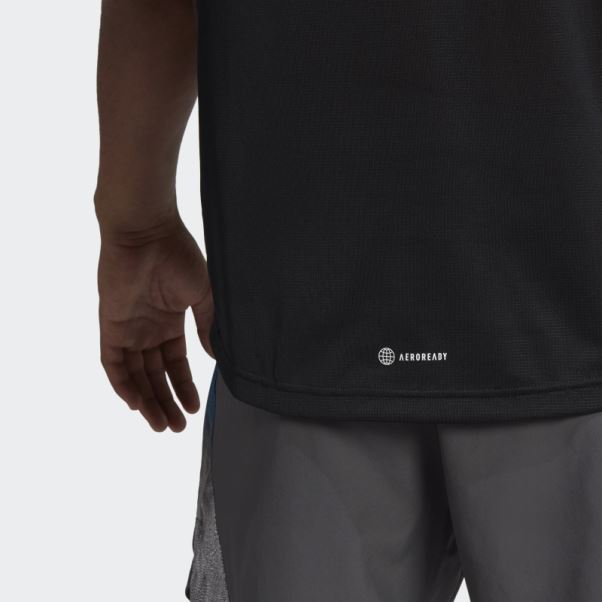 Débardeur D'entraînement Graphique Adidas Aeroready Hiit Noir