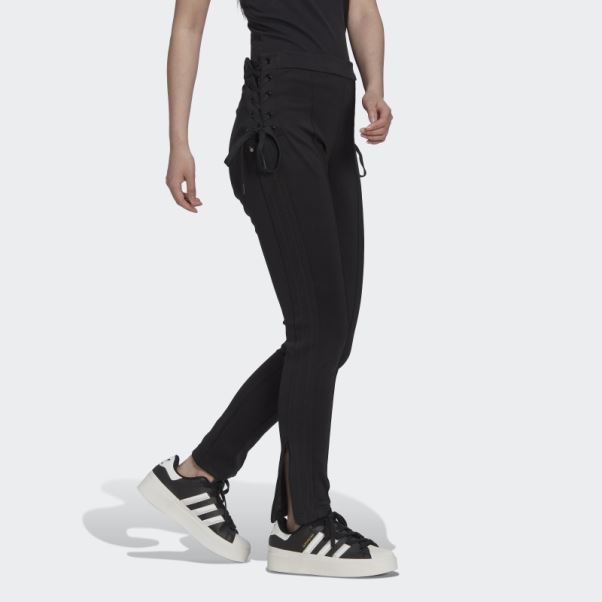 Pantalon Slim à Lacets Toujours Original Adidas Noir