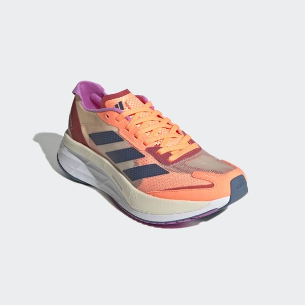 Adidas Adizero Boston 11 Chaussures De Course Faisceau Orange