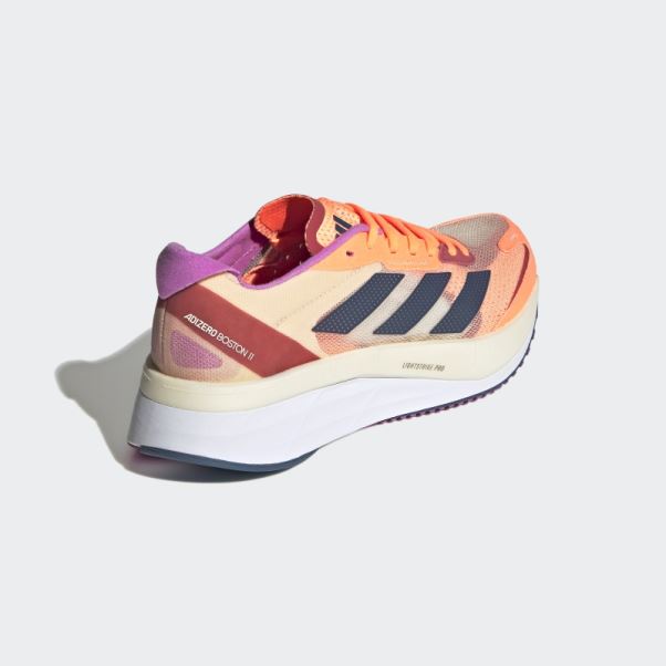 Adidas Adizero Boston 11 Chaussures De Course Faisceau Orange