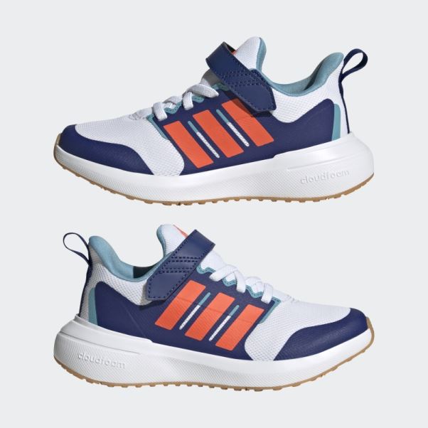 Adidas Fortarun 2.0 Cloudfoam Elastic Lace Top Strap Chaussures Rouge