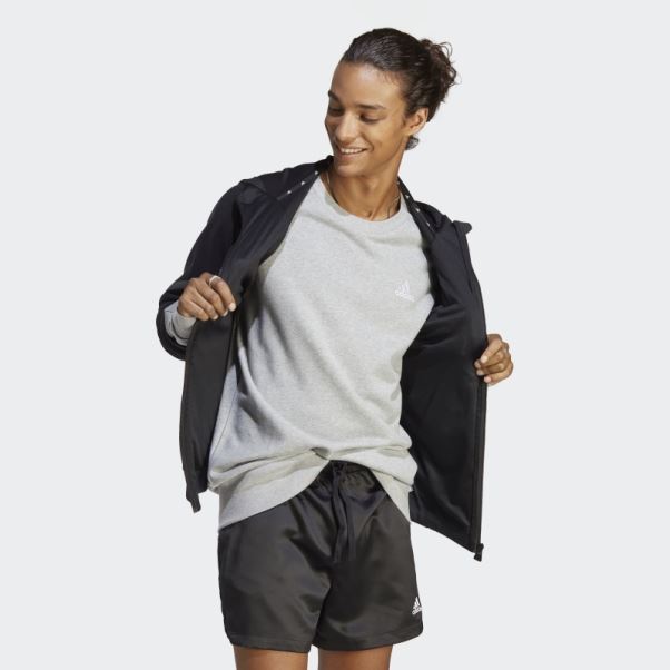 Sweat Essentials French Terry 3 Bandes Gris Moyen Adidas