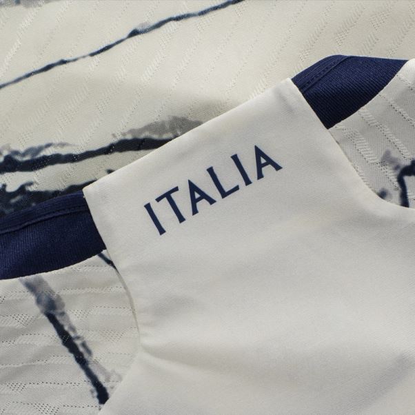 Maillot Extérieur Italie 2023 Authentique Adidas Blanc