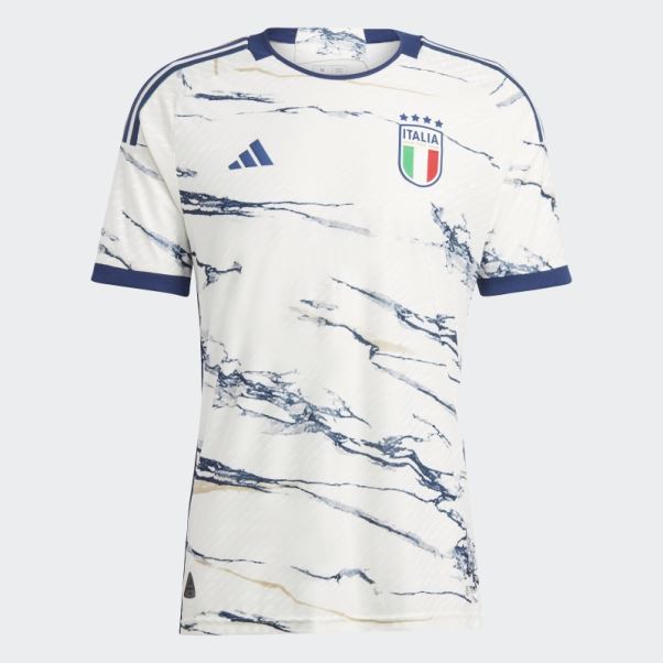Maillot Extérieur Italie 2023 Authentique Adidas Blanc