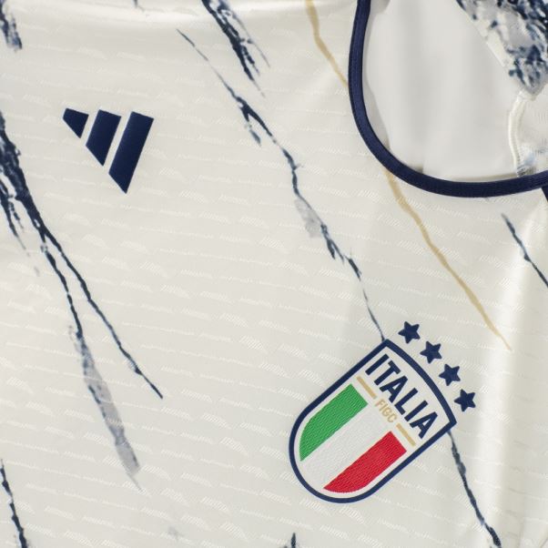 Maillot Extérieur Italie 2023 Authentique Adidas Blanc