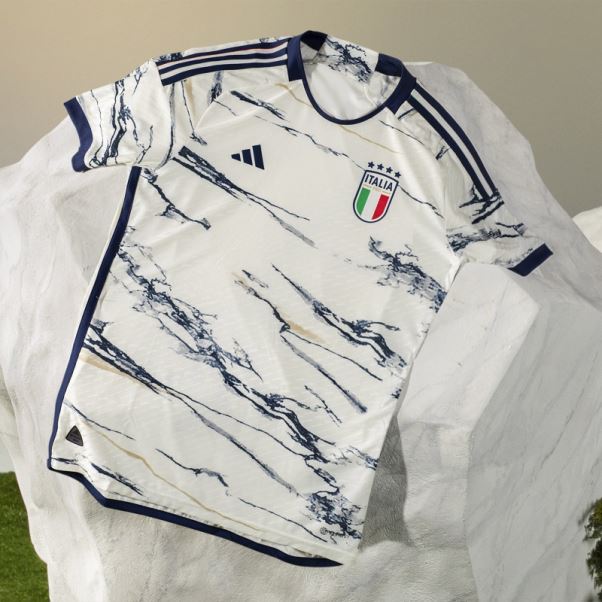 Maillot Italy 23 Away Authentique Blanc Adidas