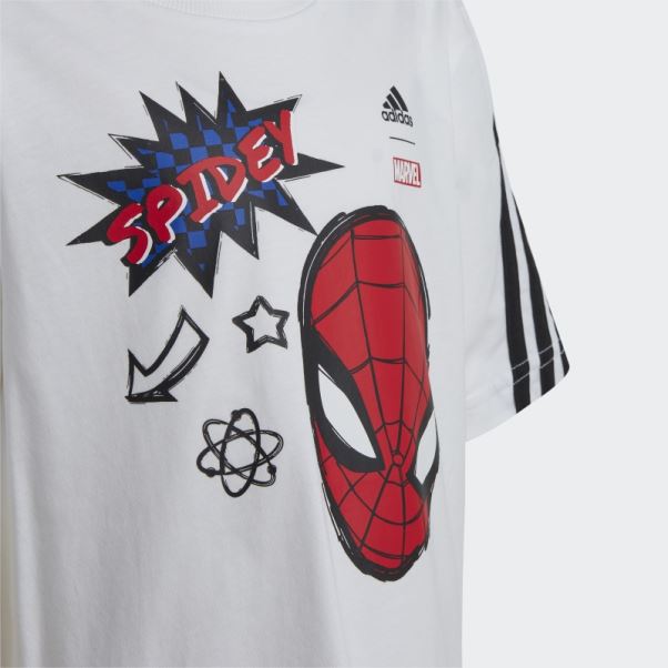 T-shirt Adidas X Marvel Spider-man Blanc Fashion