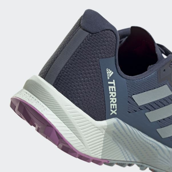 Adidas Terrex Agravic Flow 2 Chaussures De Course Sur Sentier Gris