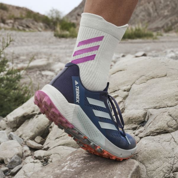 Adidas Terrex Agravic Flow 2 Chaussures De Course Sur Sentier Gris