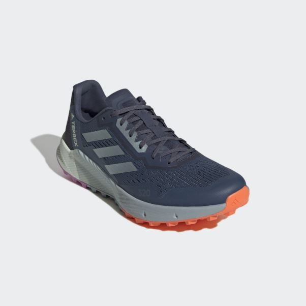 Adidas Terrex Agravic Flow 2 Chaussures De Course Sur Sentier Gris
