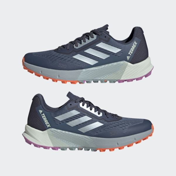 Adidas Terrex Agravic Flow 2 Chaussures De Course Sur Sentier Gris