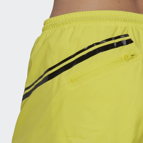 Short De Course Adidas By Stella Mccartney Truepace Jaune Choc