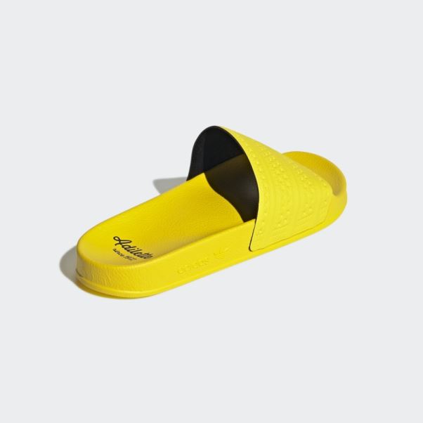 Adidas Adilette Slides Jaune/noir