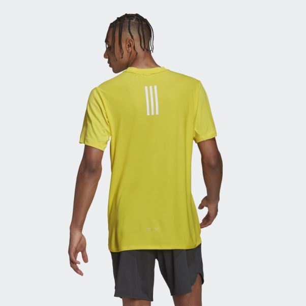 T-shirt Jaune Conçu 4 Training Heat.rdy Hiit Adidas