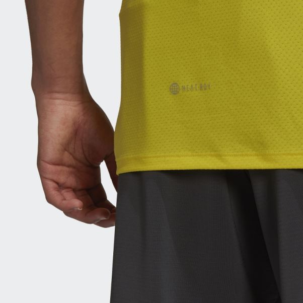 T-shirt Jaune Conçu 4 Training Heat.rdy Hiit Adidas