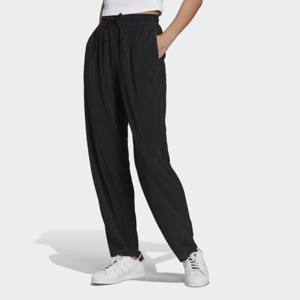 Pantalon Adidas Adicolor Plissé Noir