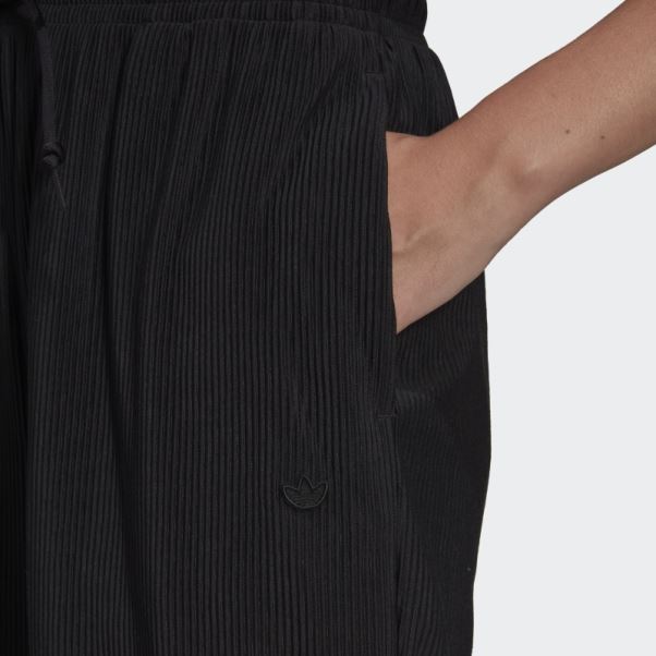 Pantalon Adidas Adicolor Plissé Noir