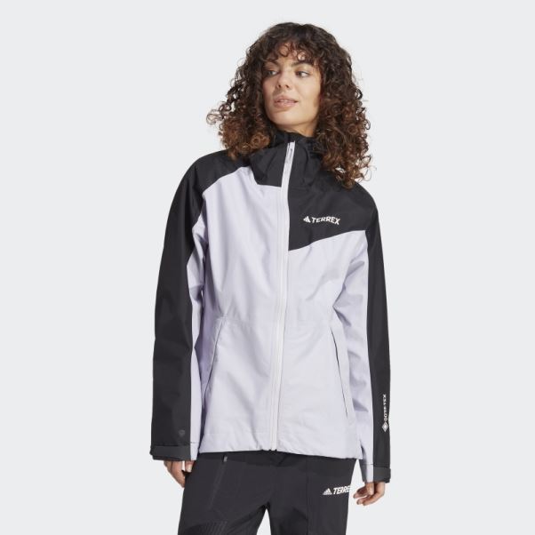 Veste De Pluie Argent Aube Terrex Xperior Gore-tex Paclite Adidas