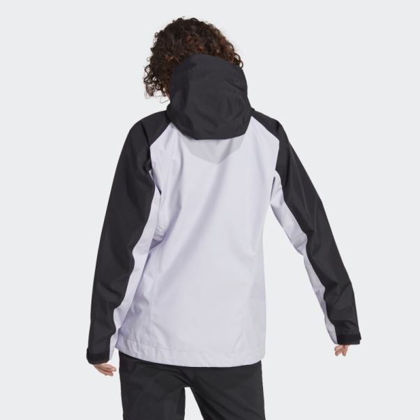 Veste De Pluie Argent Aube Terrex Xperior Gore-tex Paclite Adidas