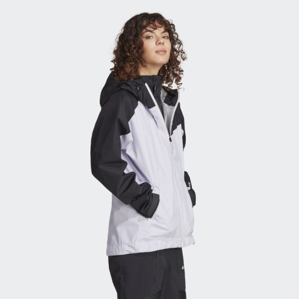 Veste De Pluie Argent Aube Terrex Xperior Gore-tex Paclite Adidas