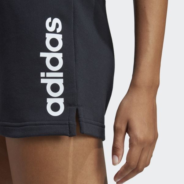 Short Adidas Essentials Linear French Terry Blanc Fashion