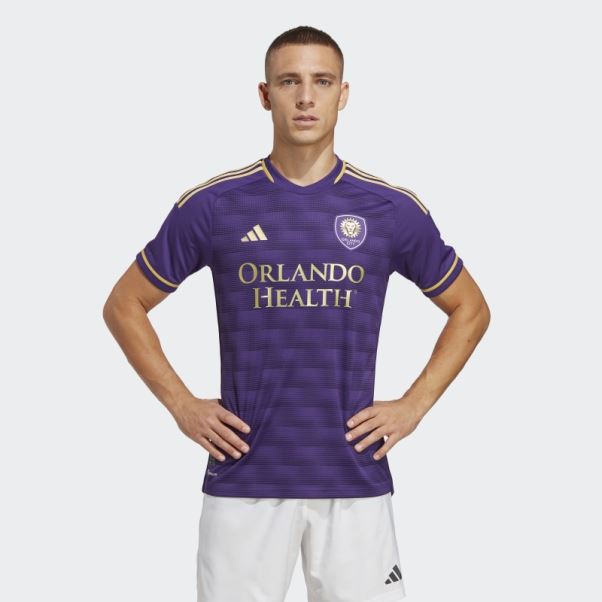 Maillot Orlando City 23/24 Domicile Authentique Riche Violet Adidas