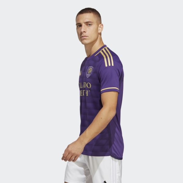 Maillot Orlando City 23/24 Domicile Authentique Riche Violet Adidas