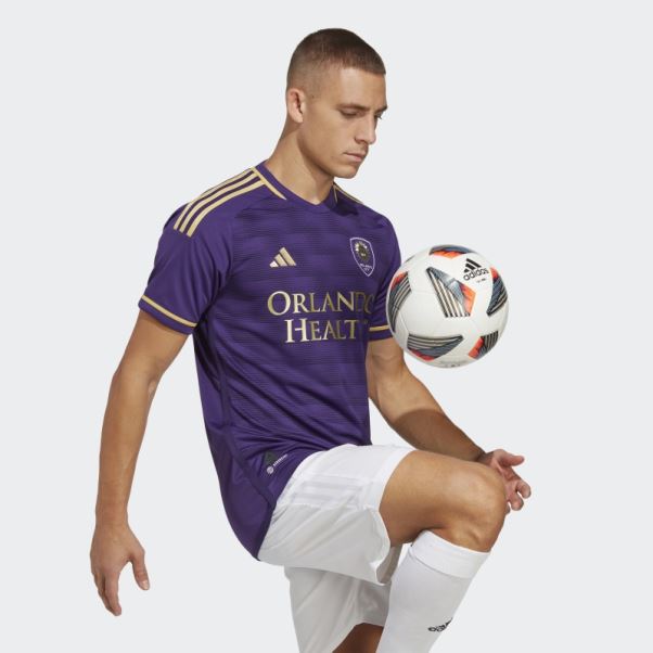 Maillot Orlando City 23/24 Domicile Authentique Riche Violet Adidas