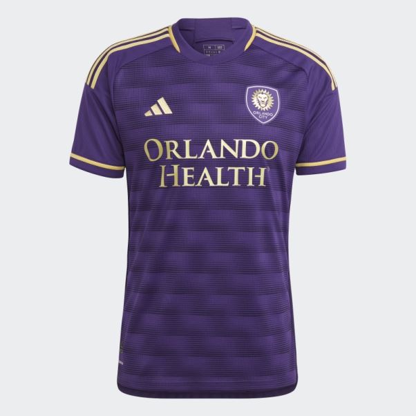 Maillot Orlando City 23/24 Domicile Authentique Riche Violet Adidas