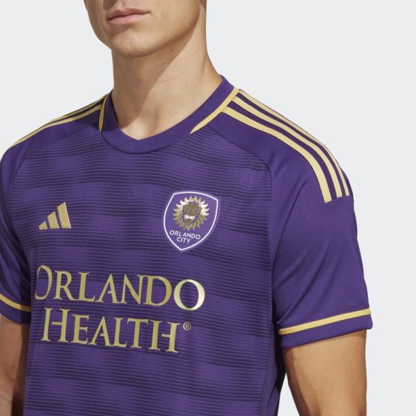 Maillot Orlando City 23/24 Domicile Authentique Riche Violet Adidas