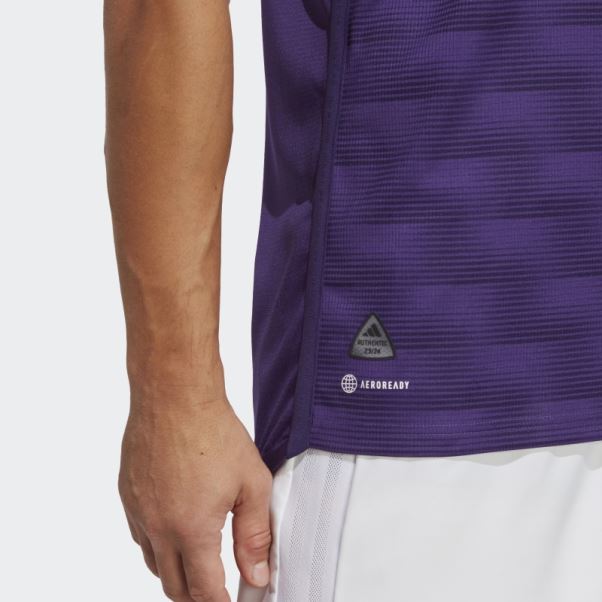 Maillot Orlando City 23/24 Domicile Authentique Riche Violet Adidas