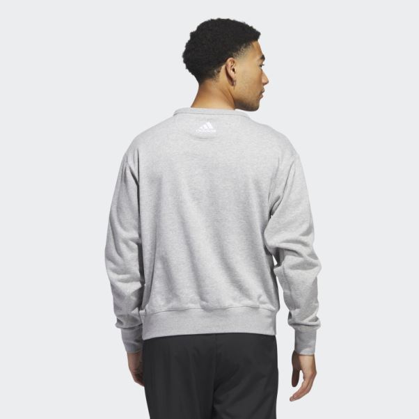 Sweat Ras Du Cou Vintage Panthers Gris Moyen Adidas