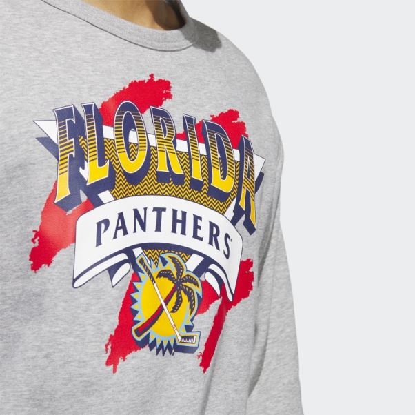 Sweat Ras Du Cou Vintage Panthers Gris Moyen Adidas