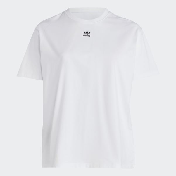 Tee Shirt Adicolor Essentials (taille Plus) Adidas Blanc