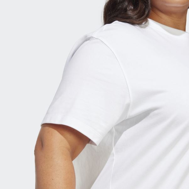 Tee Shirt Adicolor Essentials (taille Plus) Adidas Blanc