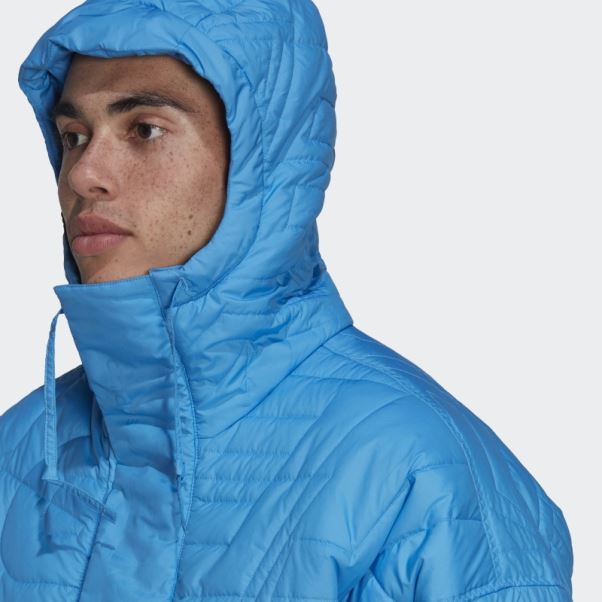 Adidas Terrex Free Randonneur Made To Be Remade Anorak Rembourré Bleu