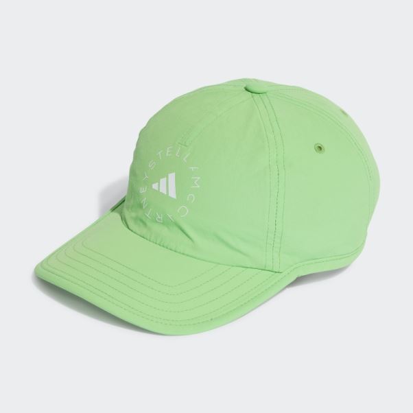 Casquette Adidas By Stella Mccartney Vert Flash