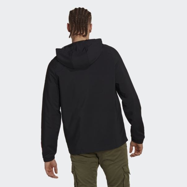 Veste Tissée Emblème Officiel Coupe Du Monde Fifa 2022 Noir Adidas