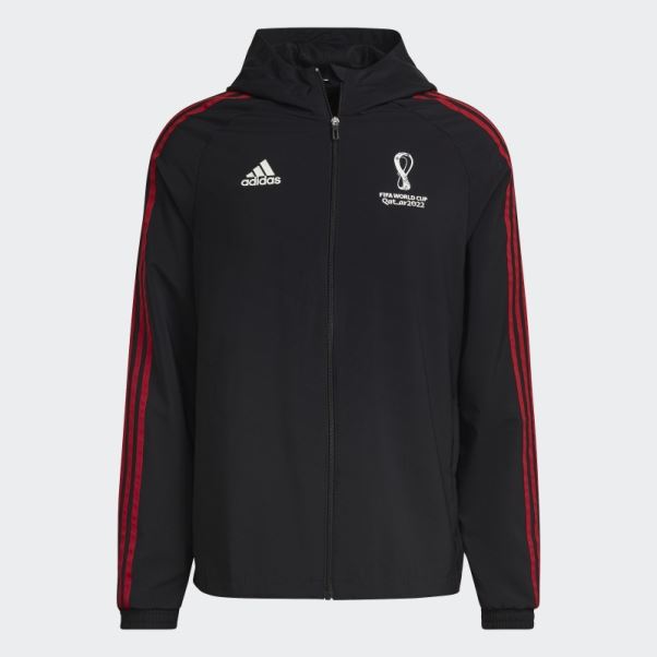 Veste Tissée Emblème Officiel Coupe Du Monde Fifa 2022 Noir Adidas