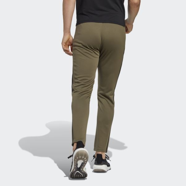 Train Essentials Pantalon De Jogging D'entraînement à 3 Bandes Olive Adidas