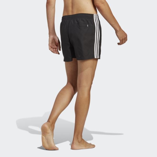 Adidas Originals Adicolor Short De Bain 3 Bandes Noir