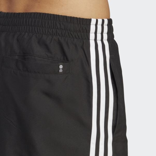 Adidas Originals Adicolor Short De Bain 3 Bandes Noir