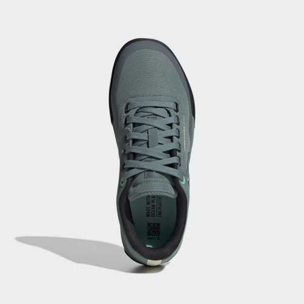 Adidas Hazy Emerald Five Ten Freerider Pro Chaussures De Vélo De Montagne En Toile