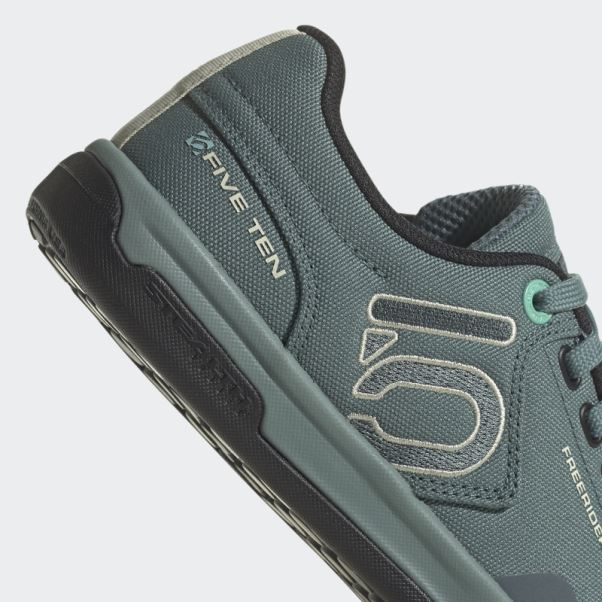 Adidas Hazy Emerald Five Ten Freerider Pro Chaussures De Vélo De Montagne En Toile