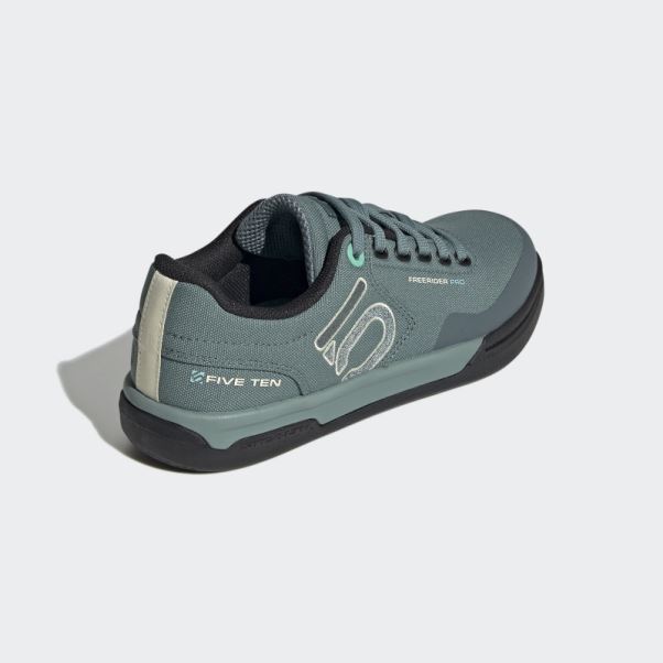 Chaussures De Vélo De Montagne En Toile Five Ten Freerider Pro Hazy Emerald Adidas