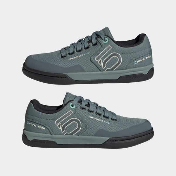 Chaussures De Vélo De Montagne En Toile Five Ten Freerider Pro Hazy Emerald Adidas